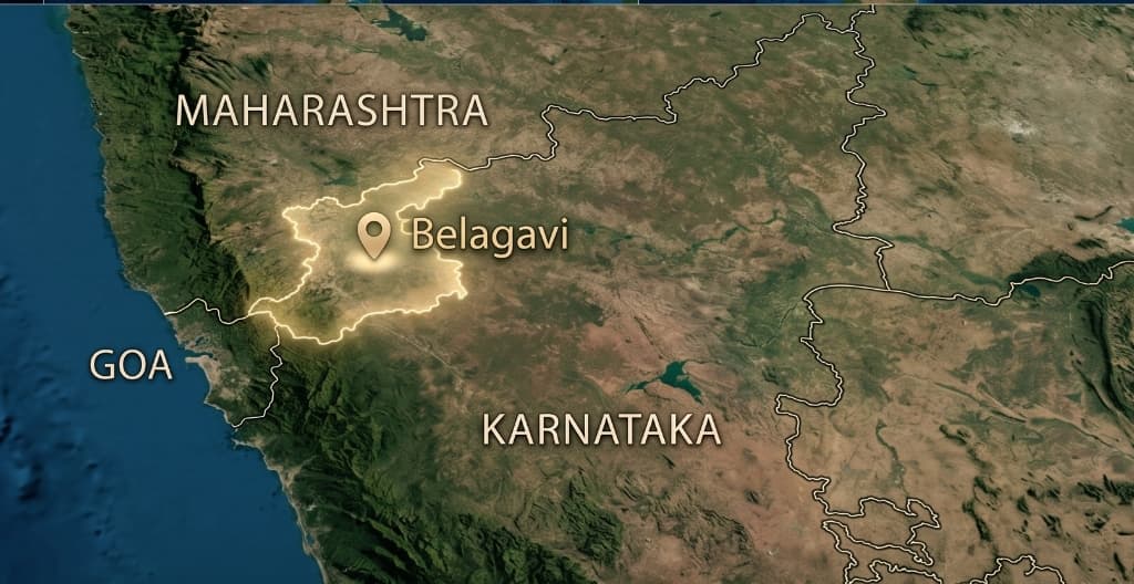 Belagavi at the confluence of Maharashtra, Goa, and Karnataka
